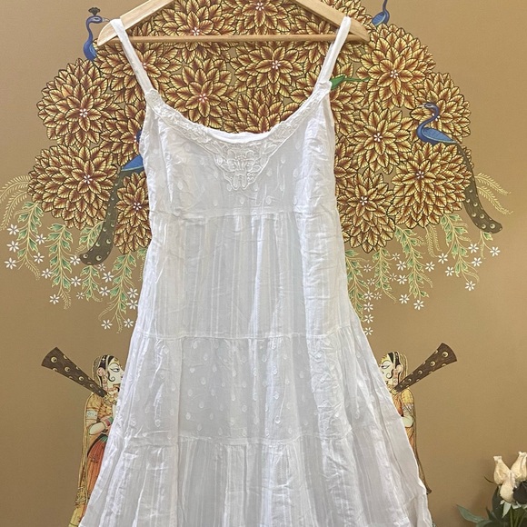 White Shoulder Strap Dress. Size - S - Picture 3 of 12